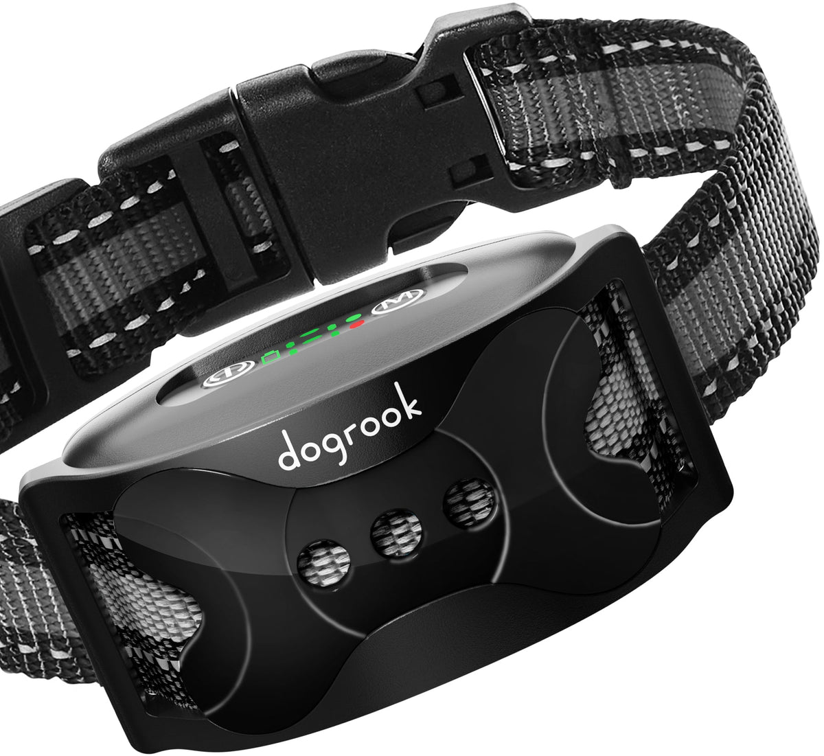 Bark Control Collar for Dogs Black DogRook