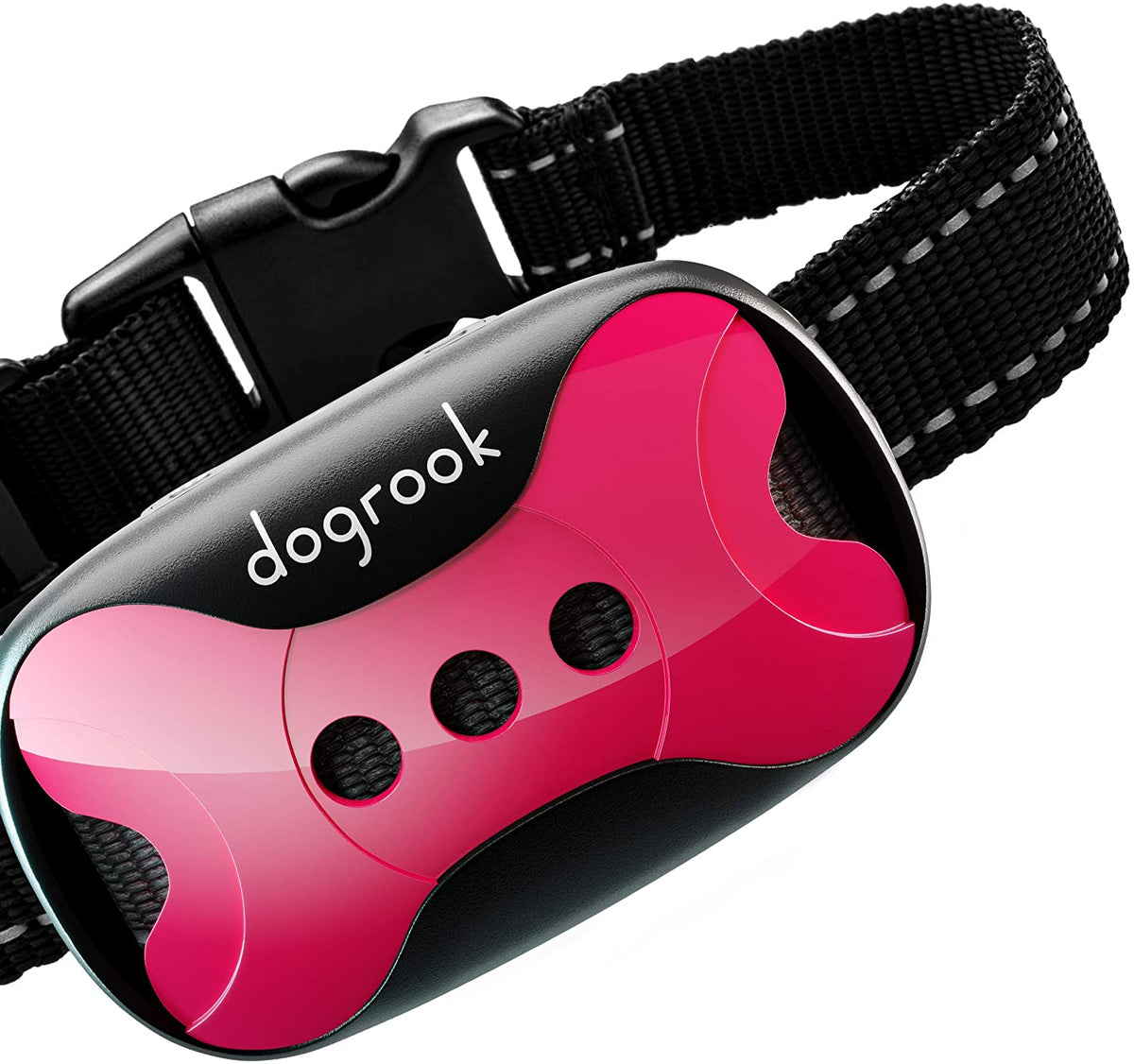 Bark Control Collar for Dogs Pink DogRook