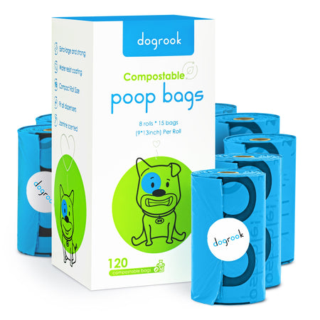 Compostable Dog Waste Bags - 120 bags